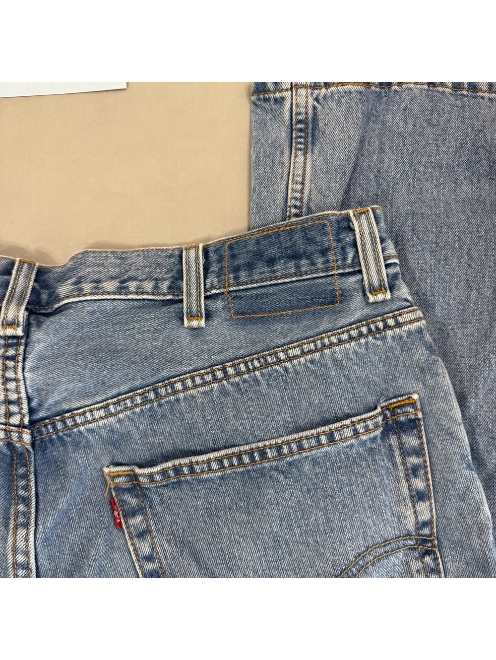 Levi's 505 Regular Fit Blue Denim Jeans W38 L29